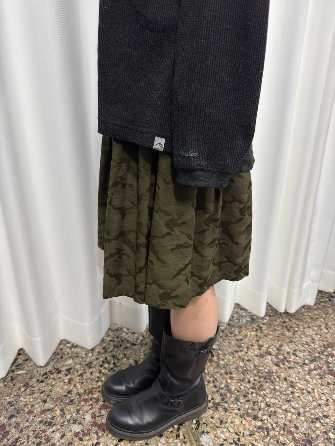 field camo midi skirt 상품이미지4