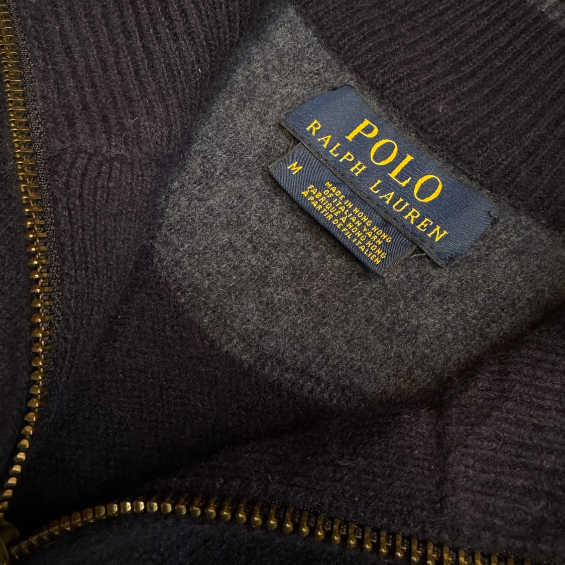 폴로 랄프로렌 메리노울 캐시미어 쿼터 집업 [ 95 ] 상품이미지3