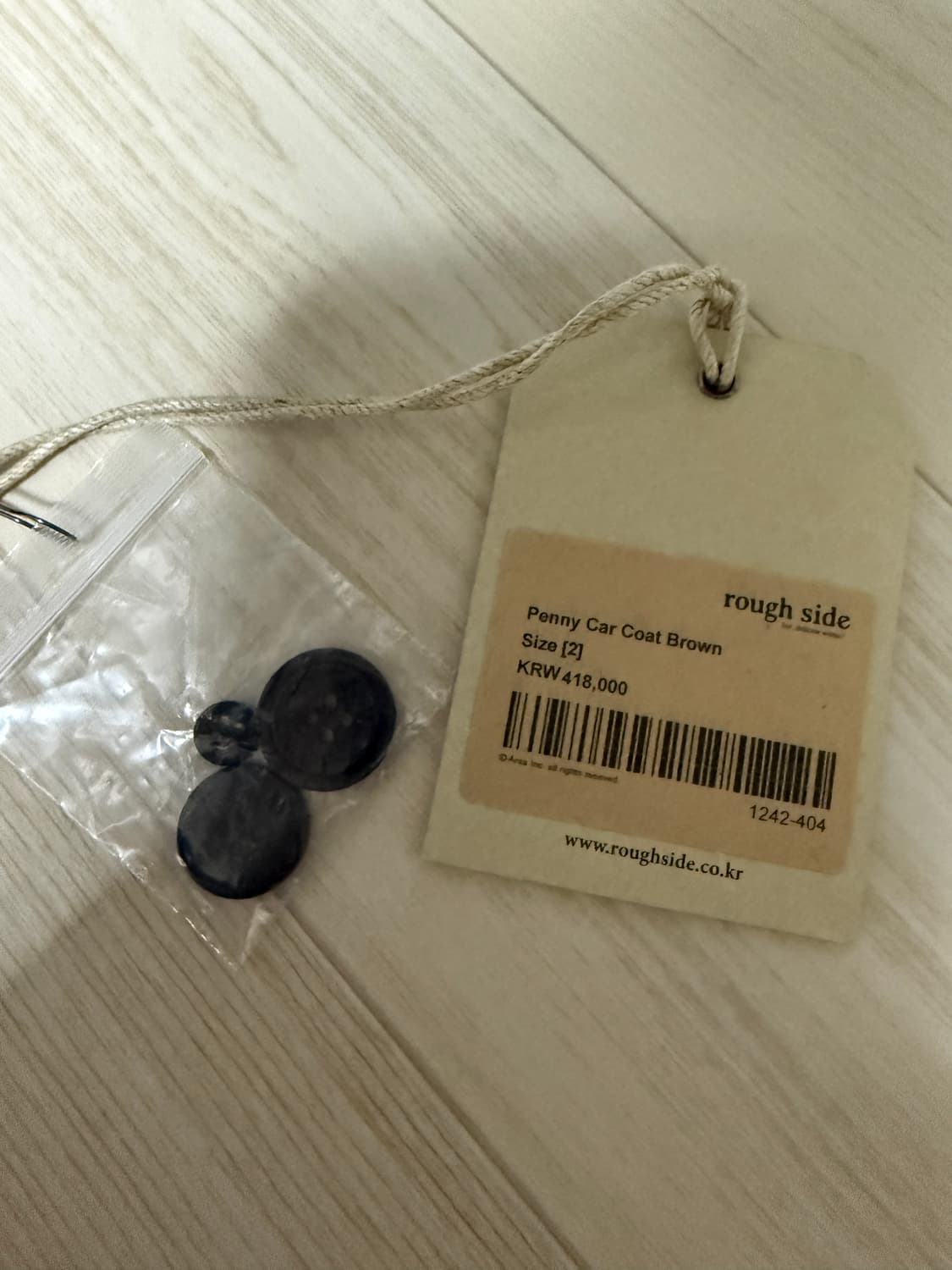 [2] 24FW 러프사이드 페니 카코트 브라운 상품이미지6