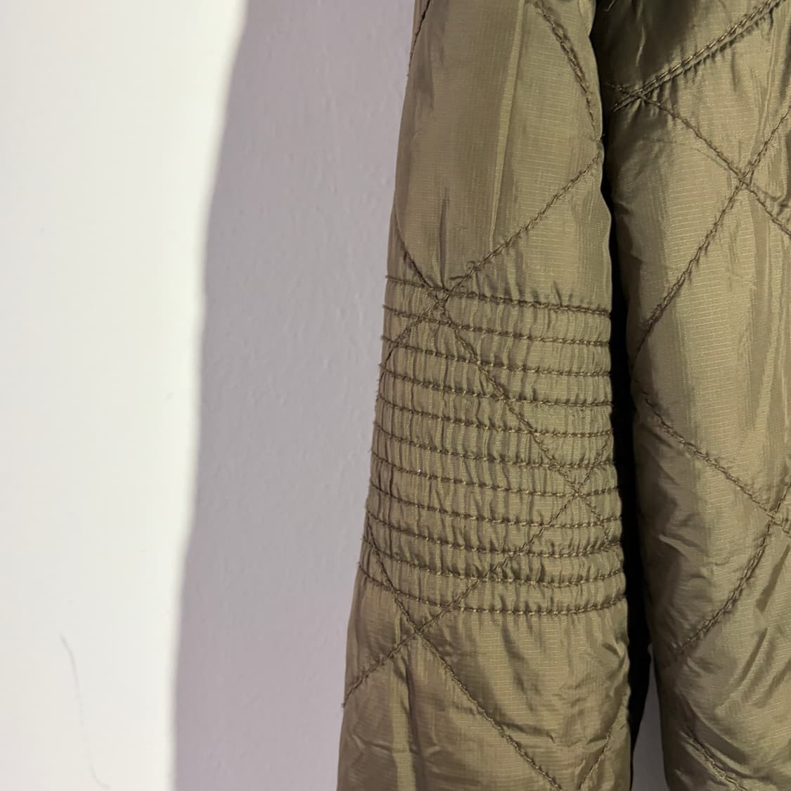 WHOAU 후아유 퀼팅 카키 집업 자켓 (L) 상품이미지5