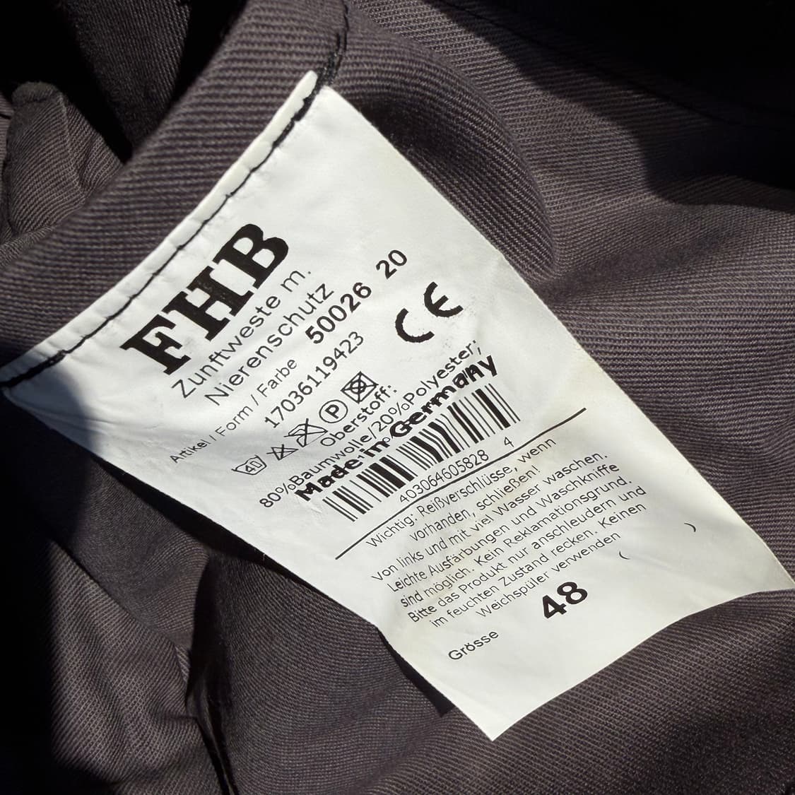 Germany 독일제 헤비 코듀로이 베스트 L 상품이미지4