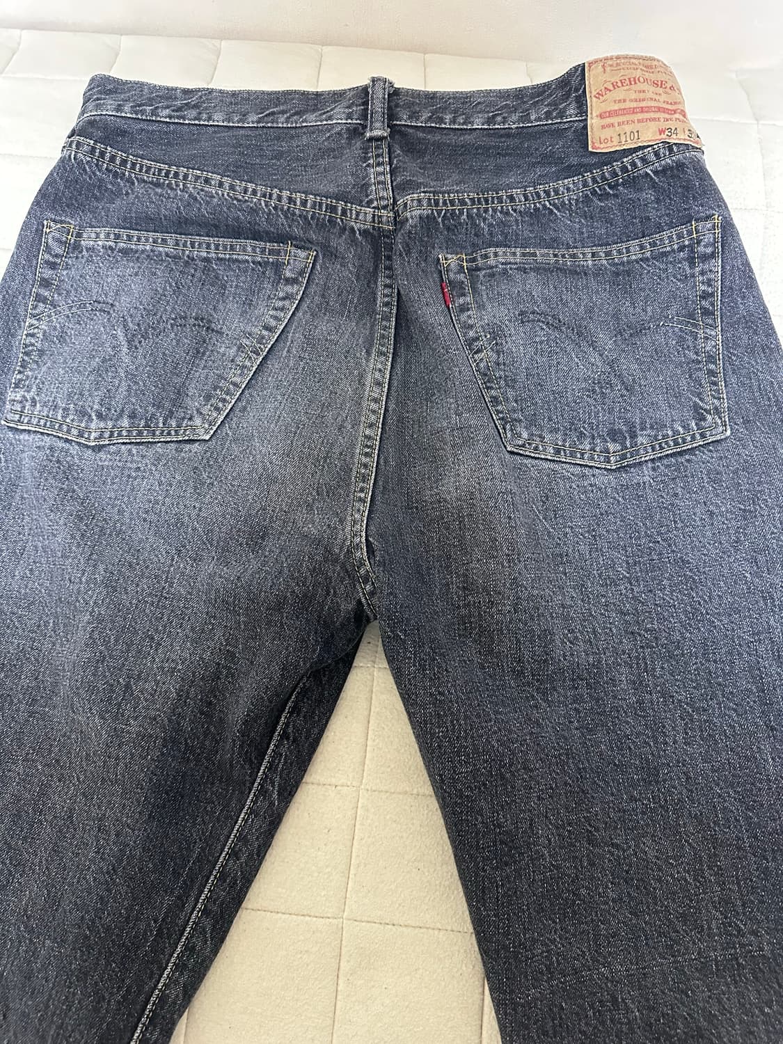 웨어하우스 Lot 2ND-HAND 1101 블랙 32LENGTH 상품이미지4