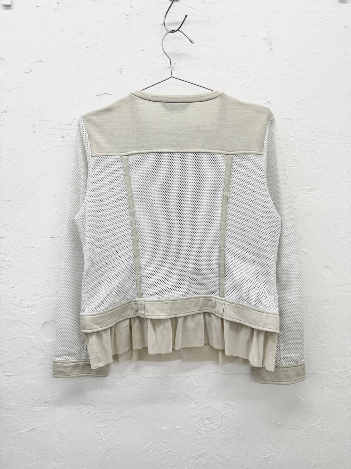 nuovo x nuovo 핀턱 매쉬 자켓 상품이미지4