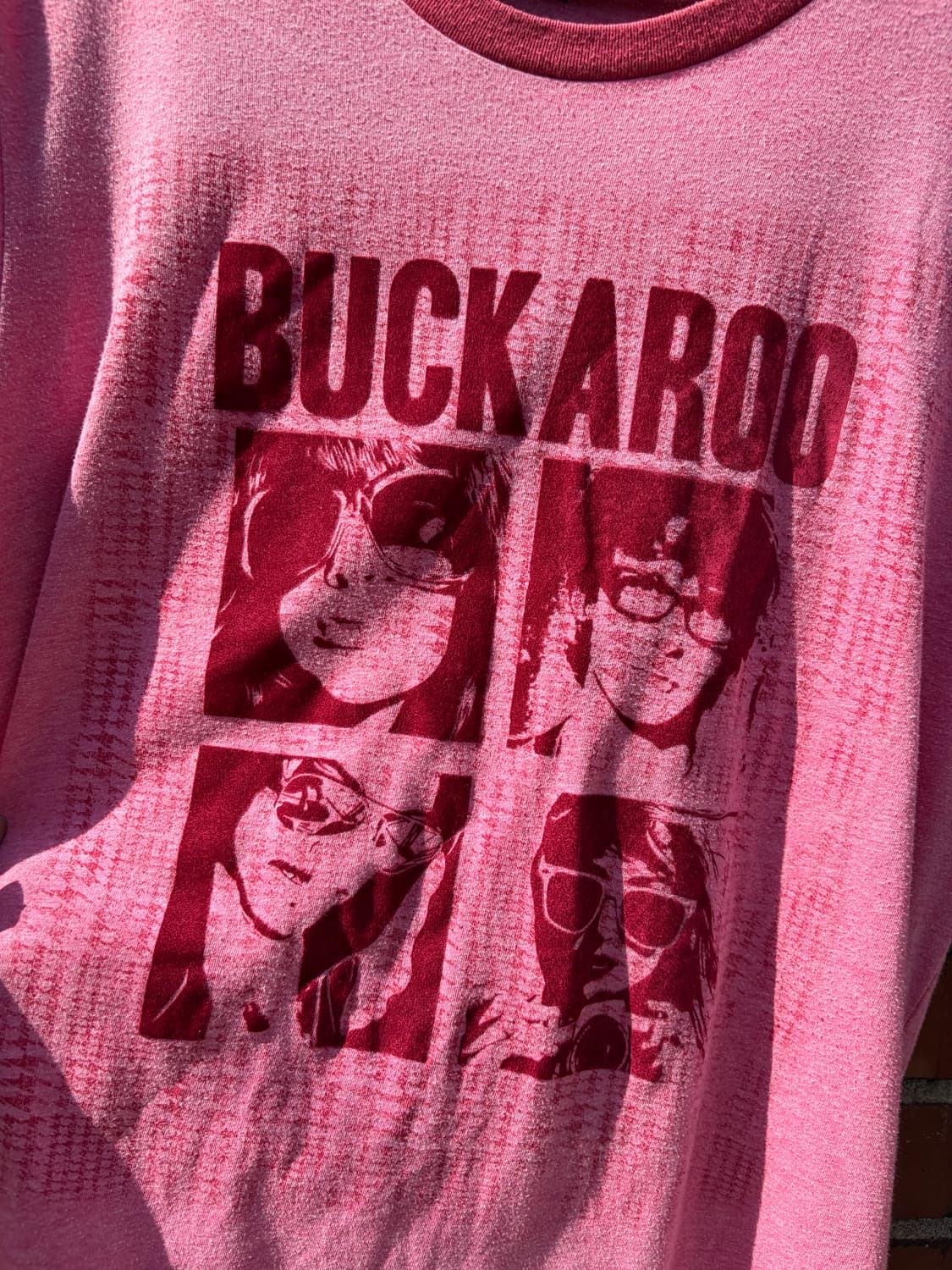 Buckaroo y2k 핑크 그래픽 티셔츠 상품이미지3