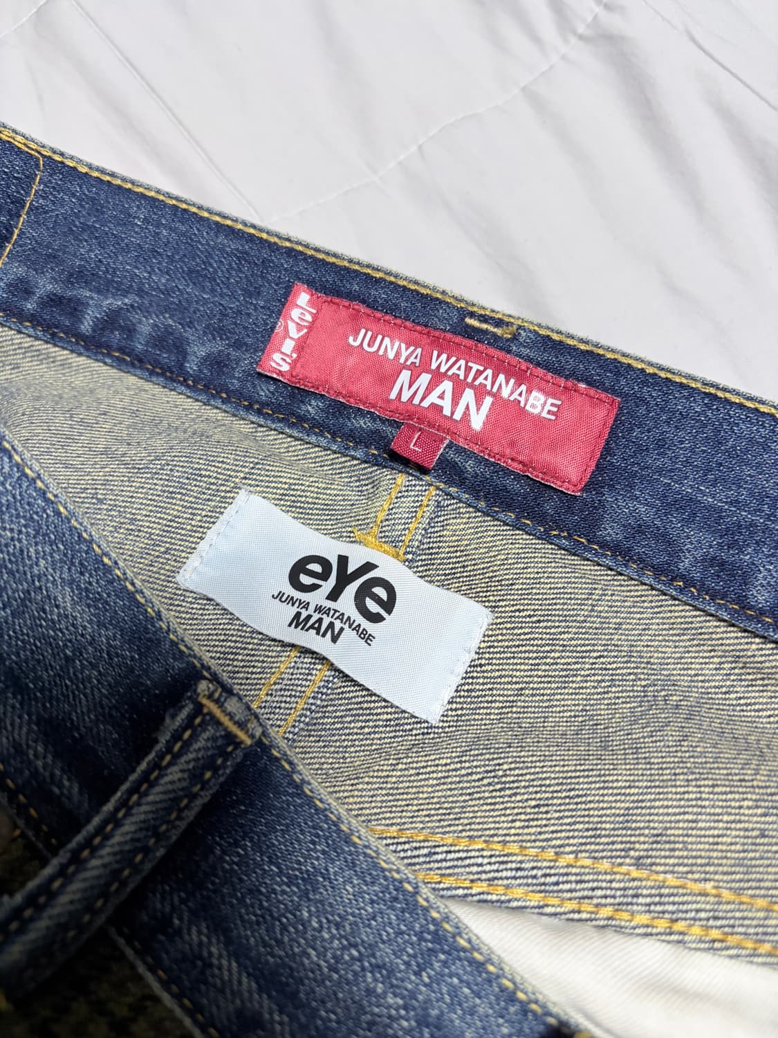 준야와타나베맨 24aw 패치워크 데님 상품이미지6