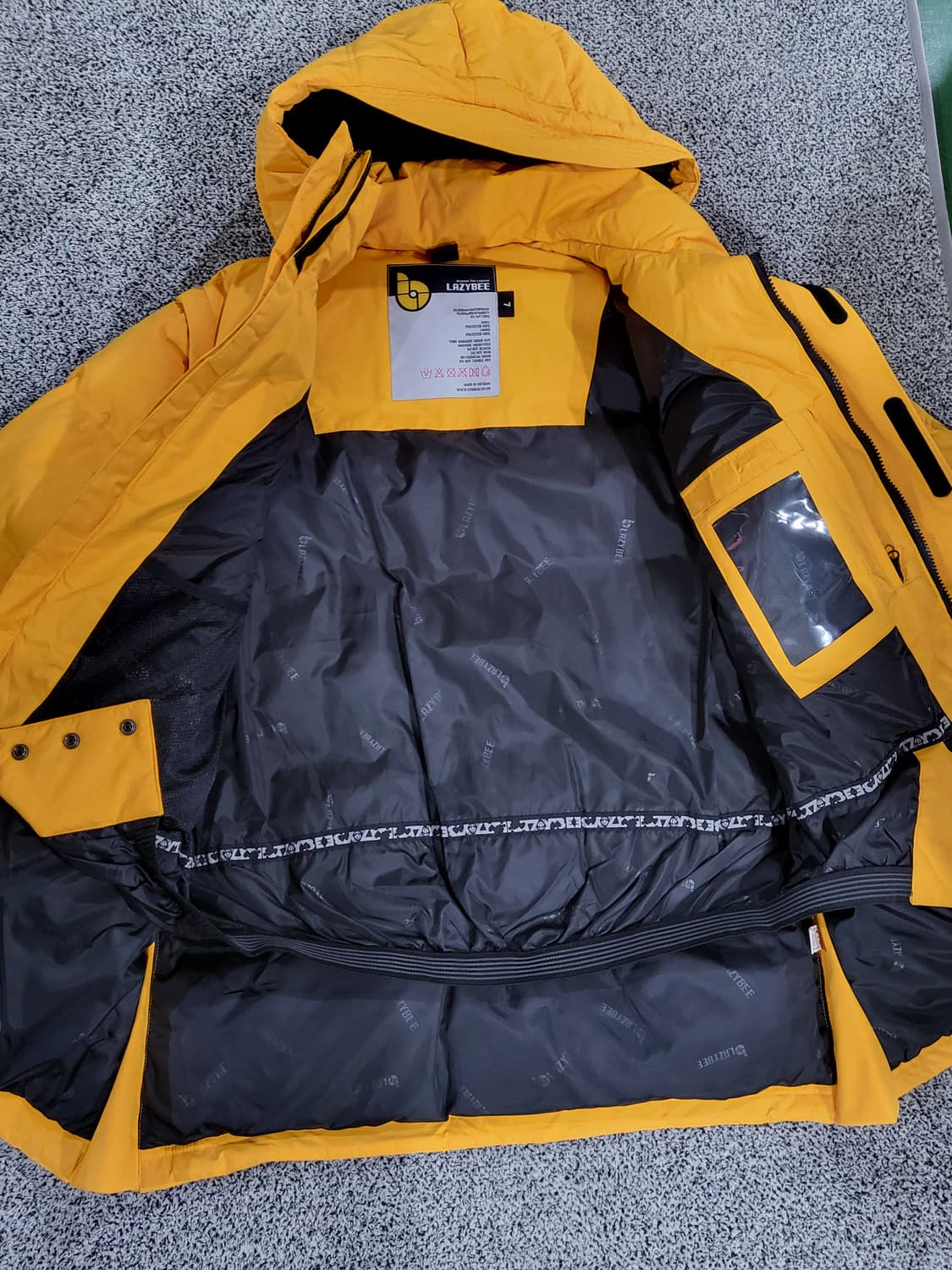 레이지비(LAZYBEE) 옐로우 보드복 자켓 상품이미지5