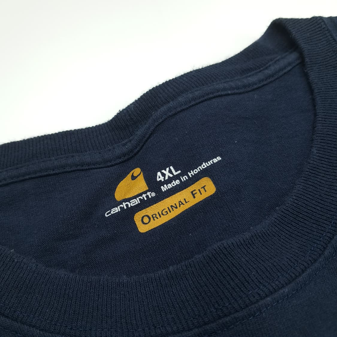 Co622 4XL 칼하트 다크네이비 포켓 반팔 티셔츠 상품이미지3