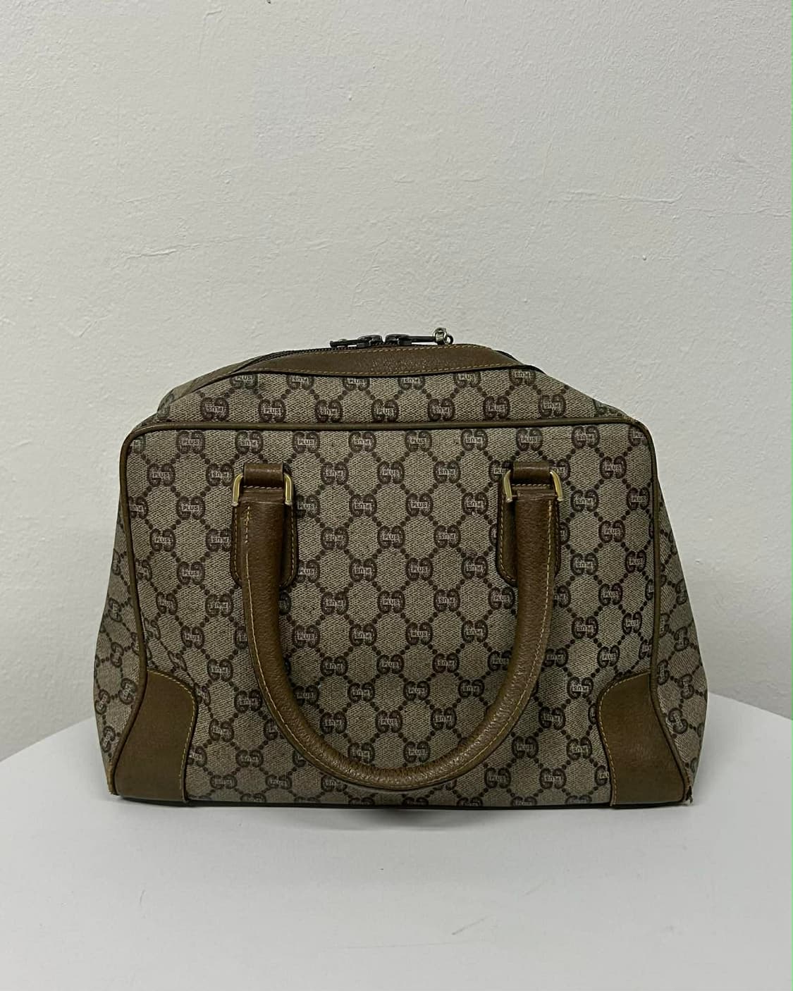 구찌 빈티지 GG캔버스 보스톤 토트백 상품이미지4