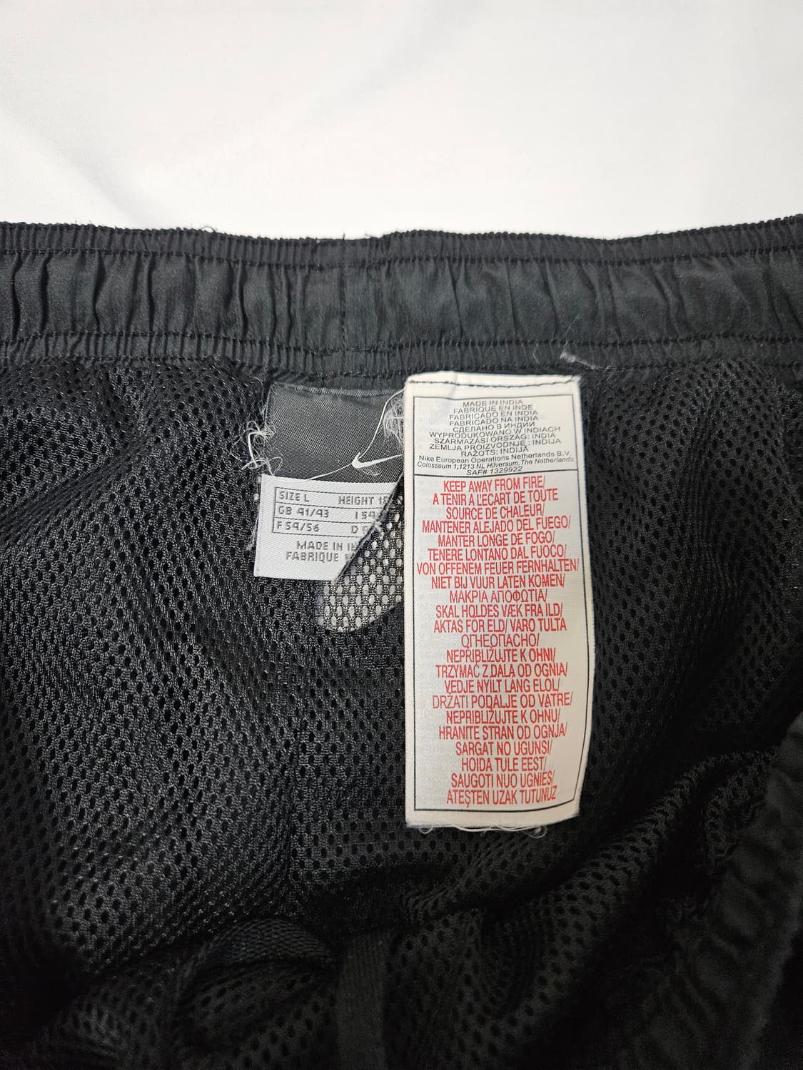 나이키 유벤투스 블랙 와이드 트랙팬츠 우븐 축구 풋볼 유니폼 올드스쿨 L 상품이미지3