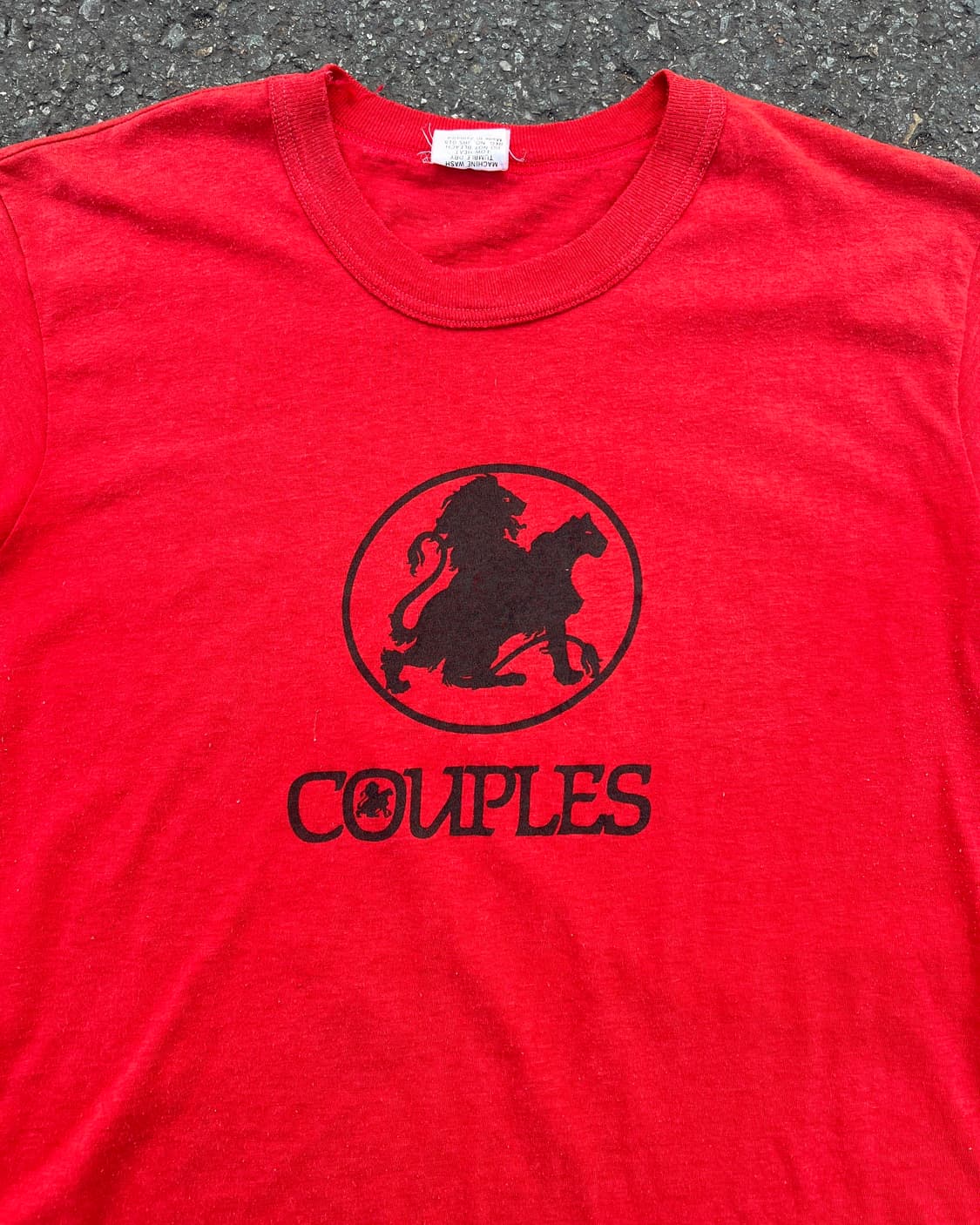 [S] 80s “Couples” 빈티지 티셔츠 상품이미지2