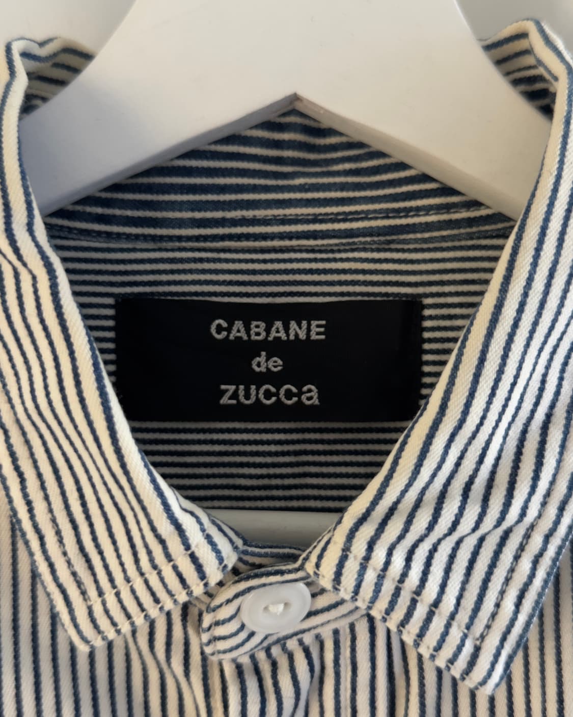 [CABANE DE ZUCCA] stripe patchwork shirt 상품이미지4