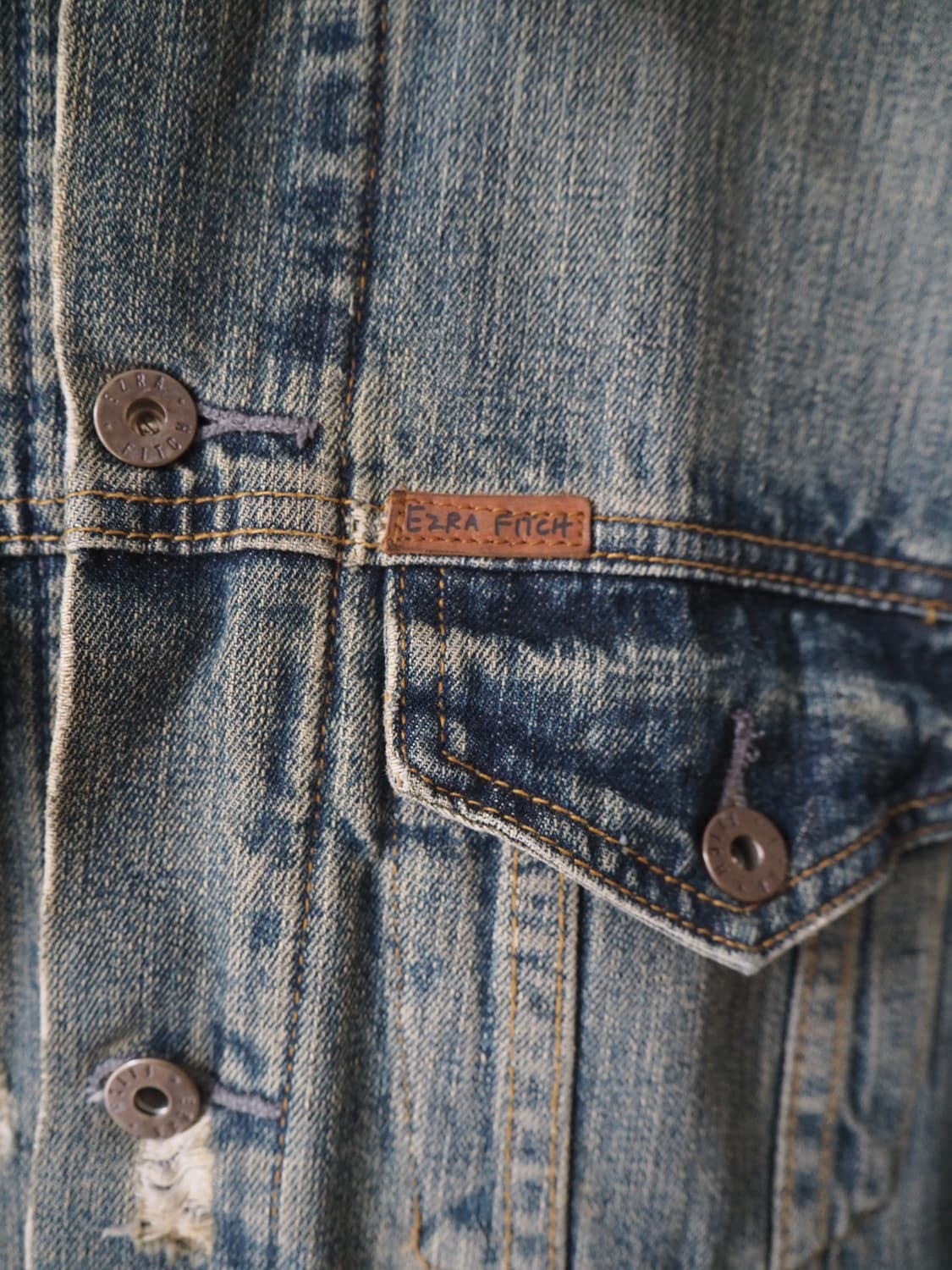 1990's EZRA FITCH denim jacket  상품이미지3