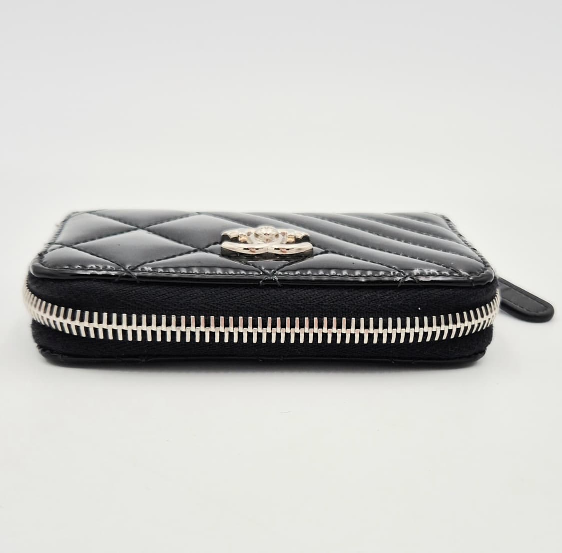 [중고명품셀렉트]샤넬 페이던트 은장 지퍼돌이 카드지갑 상품이미지6