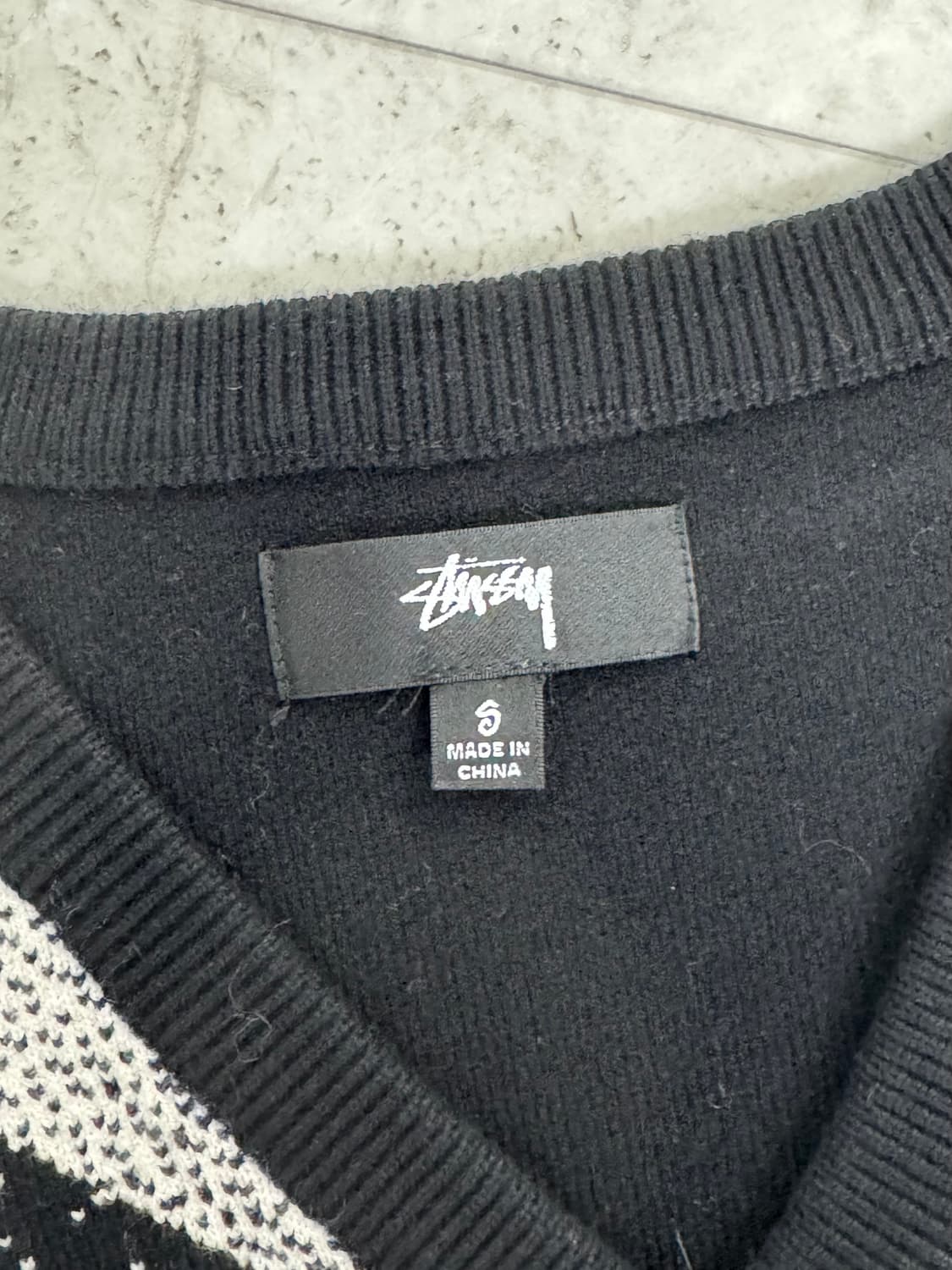 스투시 니트 베스트 S 상품이미지3