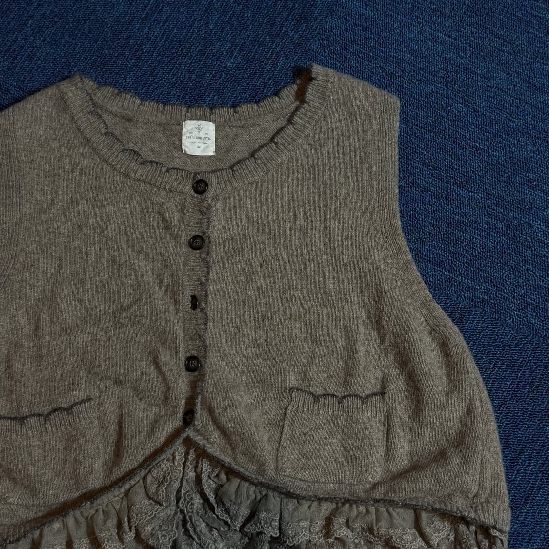 빈티지 모리걸 니트 조끼  상품이미지2