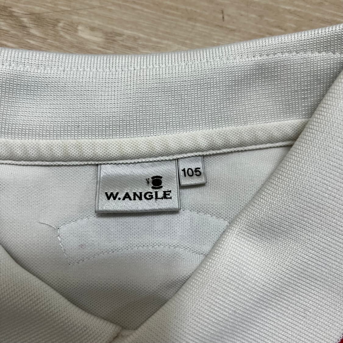 와이드앵글 여성 골프웨어 자수 반팔 PK 카라티 [화이트] XL/105 상품이미지6