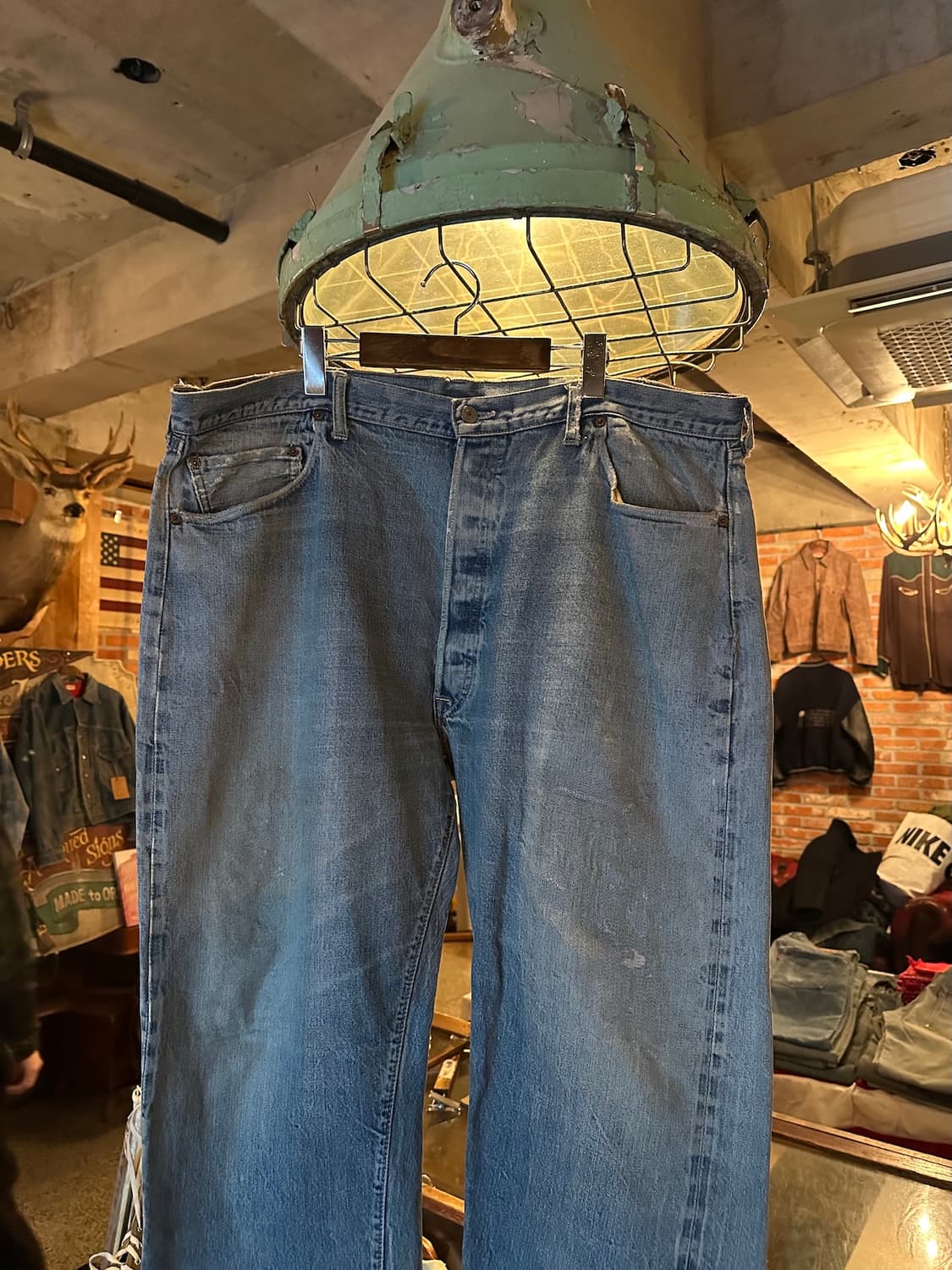 빅사이즈 60s USA 빈티지 리바이스 501 빅e 셀비지 데님 팬츠 상품이미지2