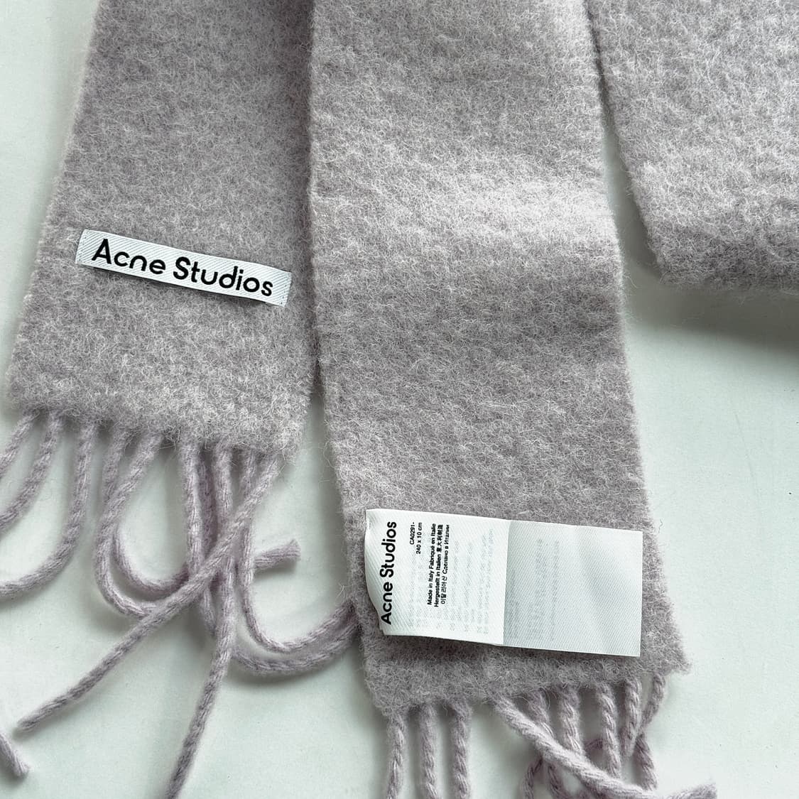 아크네스튜디오 스키니 알파카 울 스카프 상품이미지4