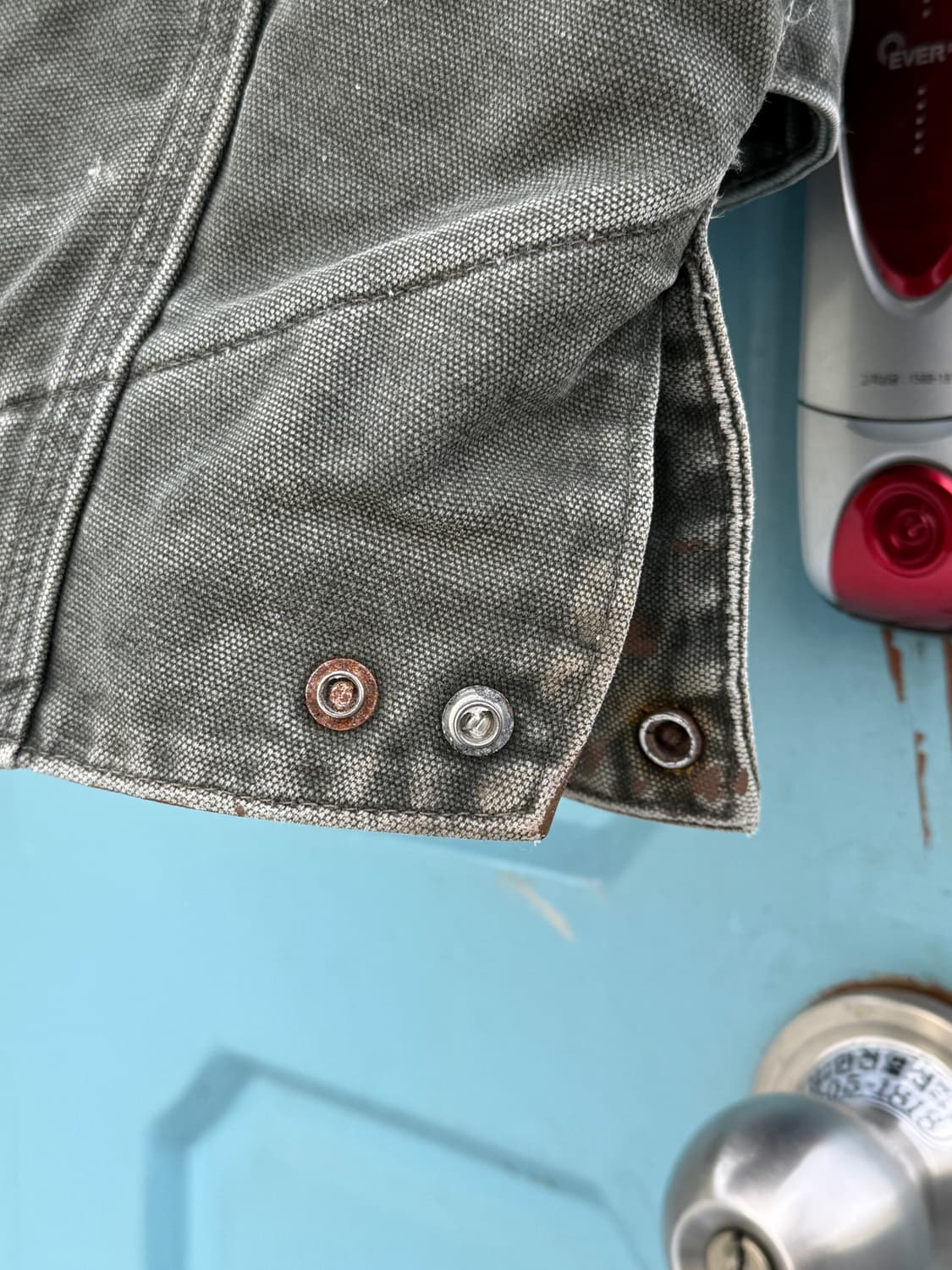 (2XL) 빈티지 칼하트 디트로이트 J97 MOS 모스그린 상품이미지5