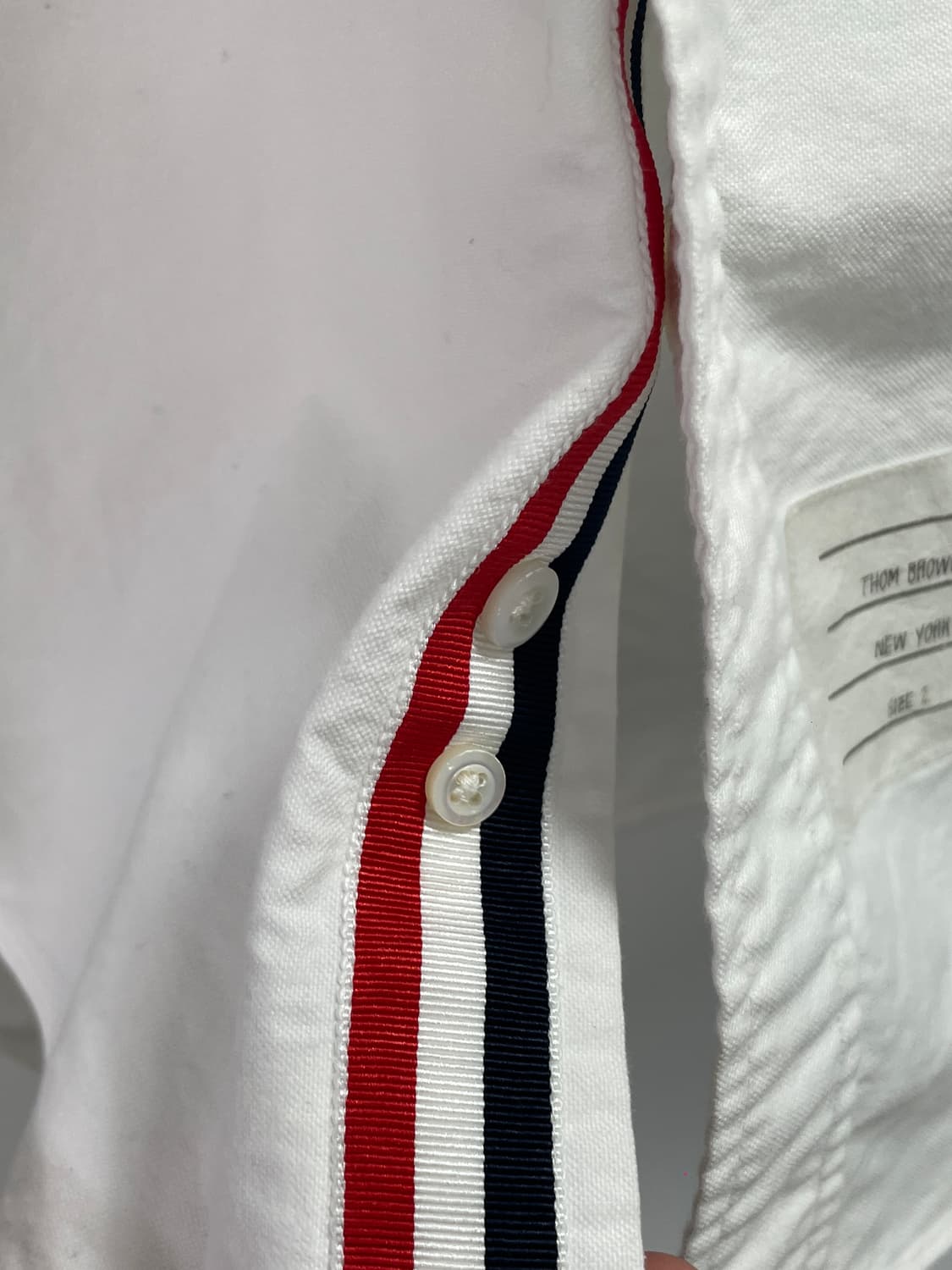 톰브라운 히든삼선 옥스포드 셔츠 (on.228) 상품이미지4