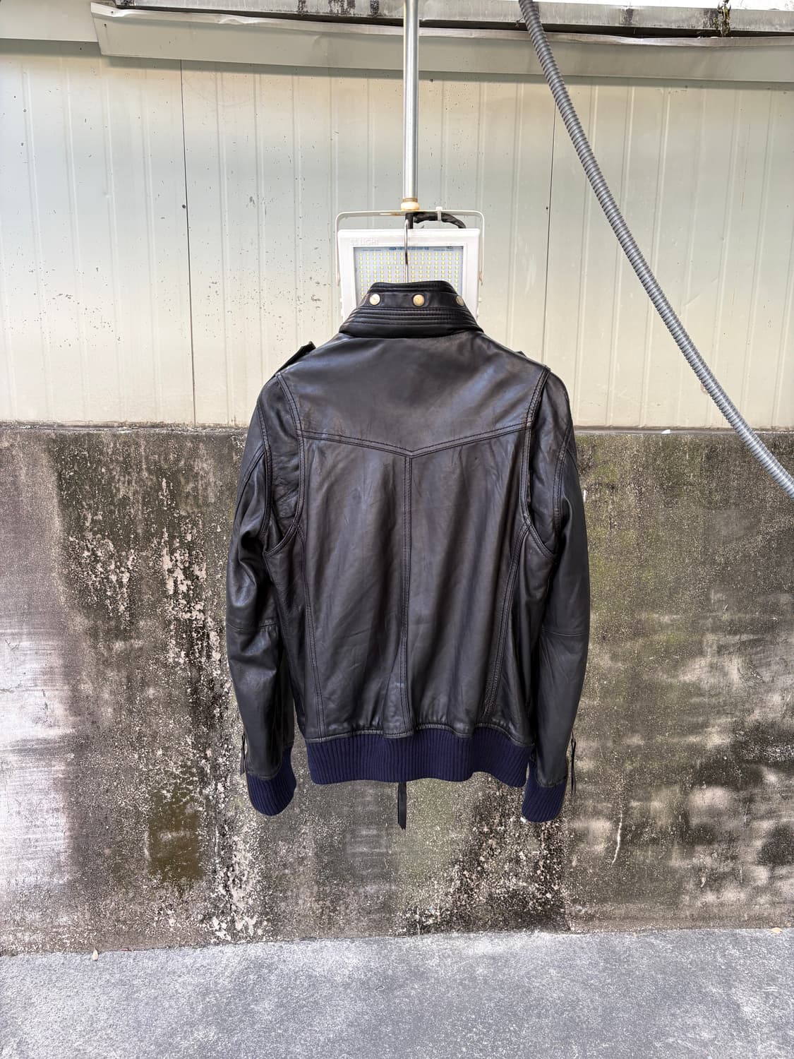 House of Blues 리얼 레더 투웨이 집업 자켓 상품이미지2