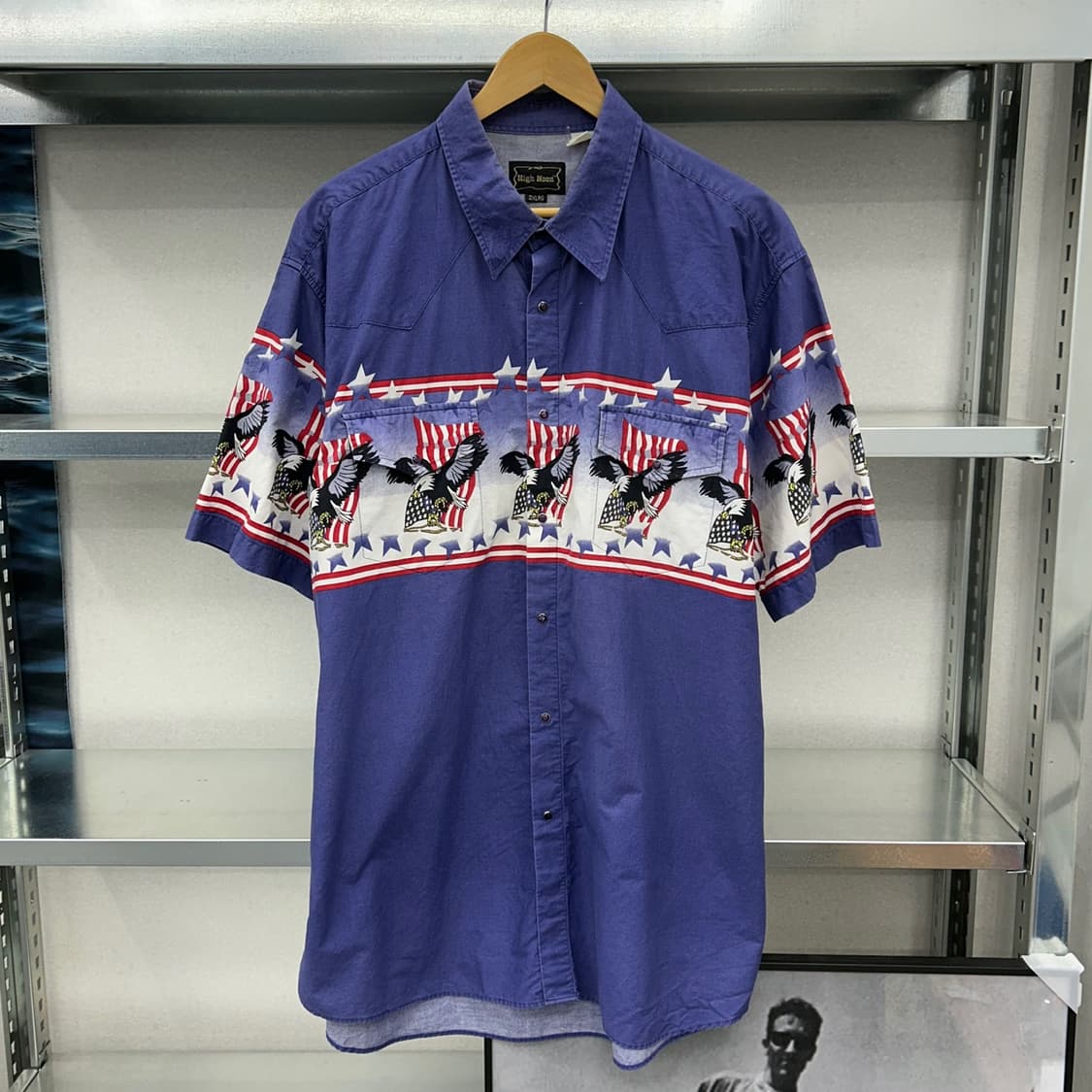 (2XL)USA 패턴반팔셔츠-Y115 상품이미지1