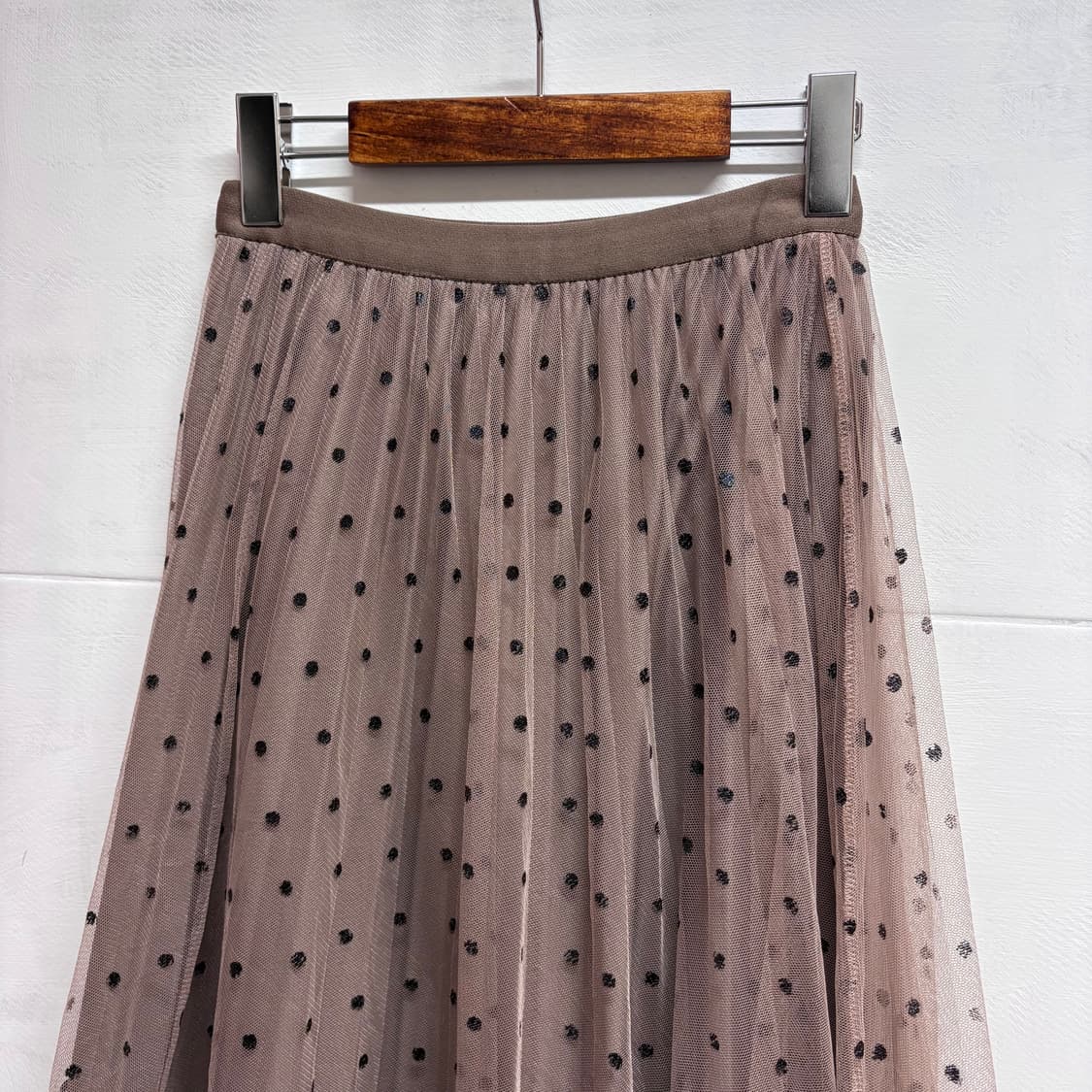 도트 샤 모리걸 히피 롱 스커트 JPN 상품이미지2