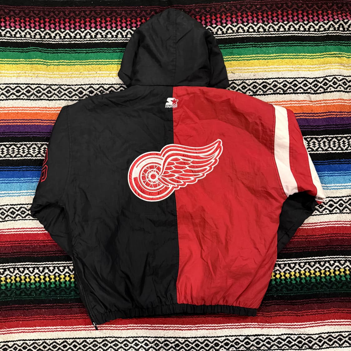 90‘s 디트로이트 레드윙스 스타터 아노락 110-115 상품이미지3