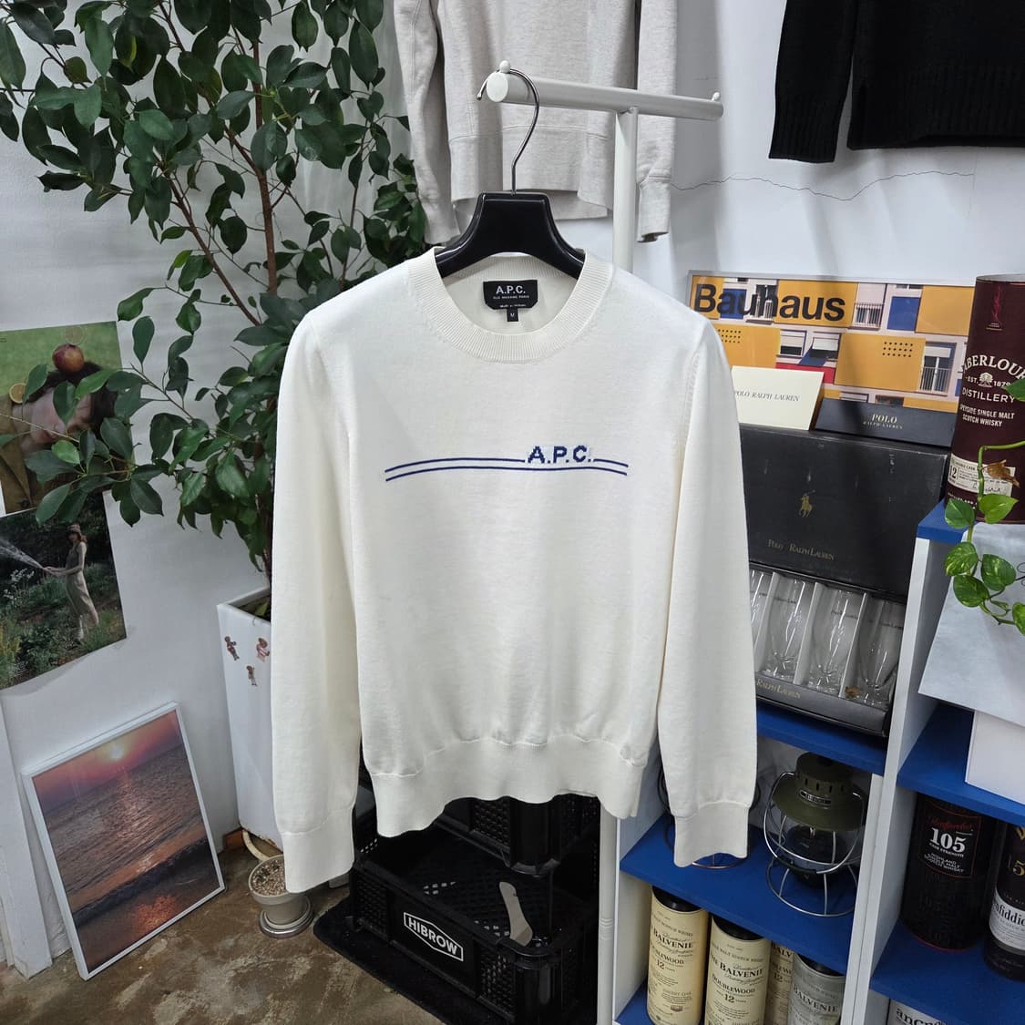 아페쎄 캐시미어 블렌드 코튼 니트 M 상품이미지1