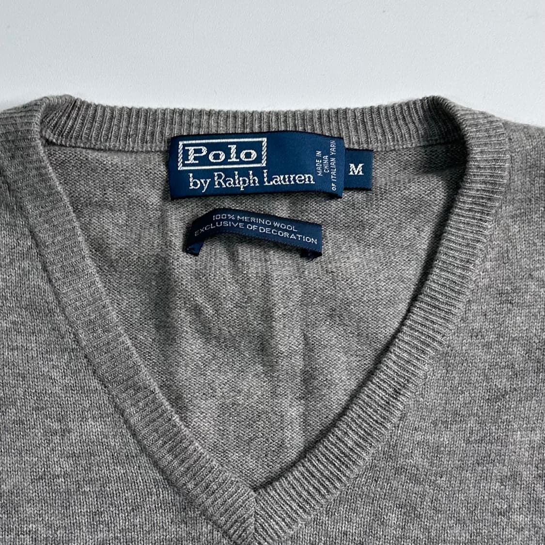 폴로 랄프로렌 그레이 메리노 울 니트 상품이미지4