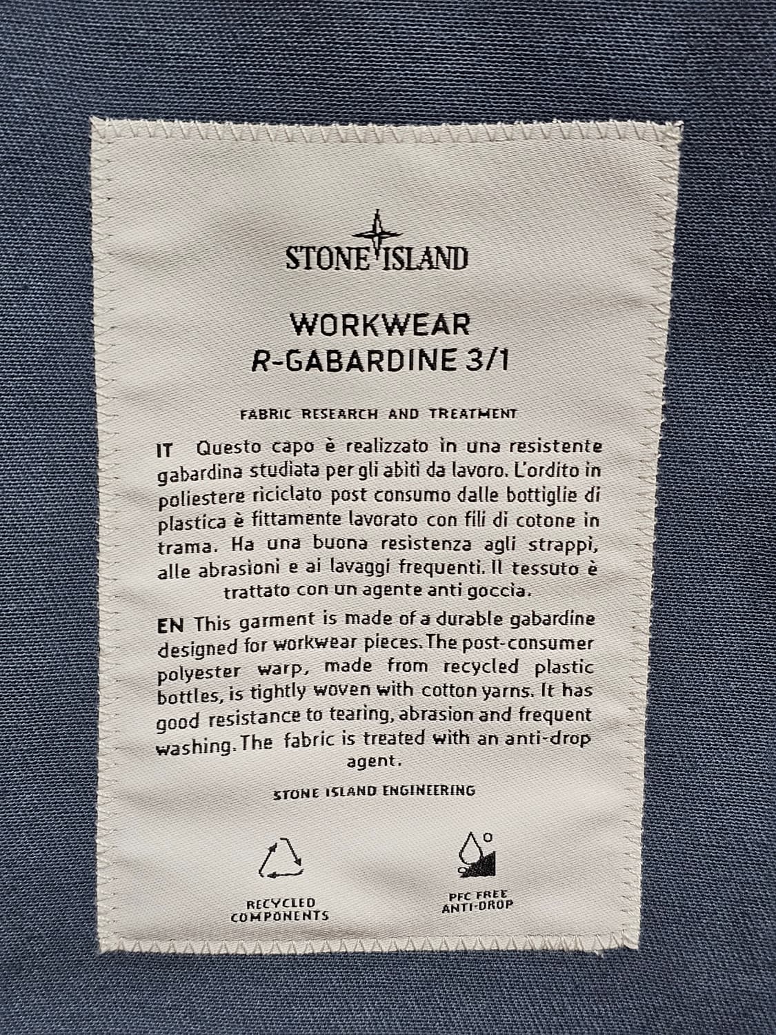 스톤아일랜드 워크웨어 R-개버딘 자켓 상품이미지7