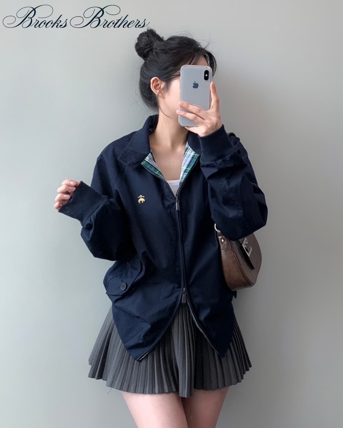 브룩스 브라더스 블루종 자켓 상품이미지2