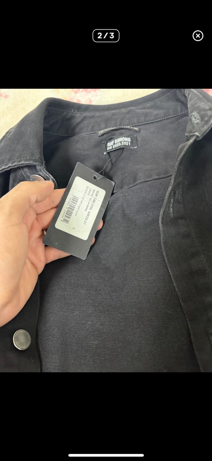 라프시몬스 오버사이즈 체인 셔츠 상품이미지2