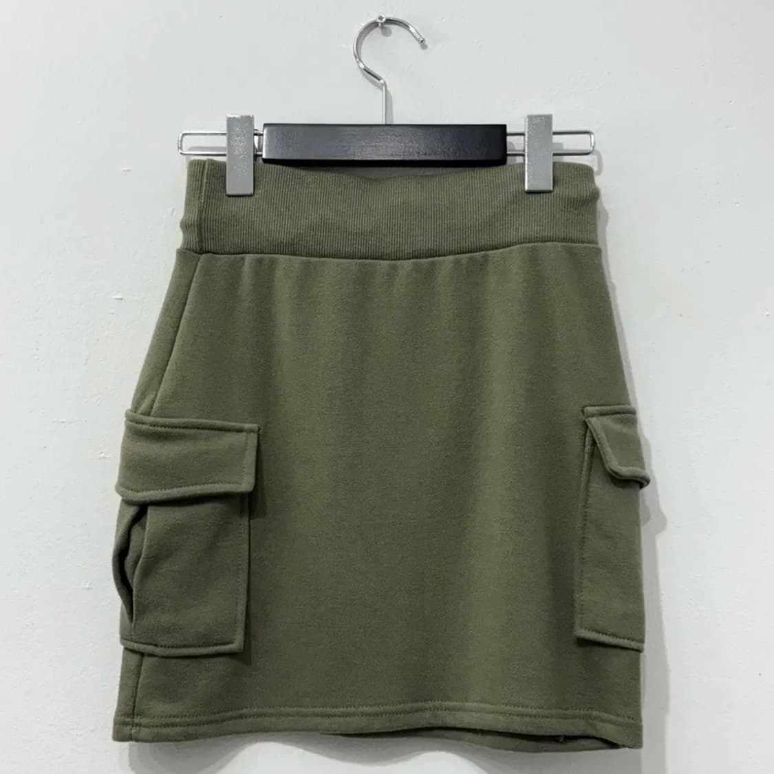 [새상품] 면 카고 밴딩 치마 2컬러 상품이미지2