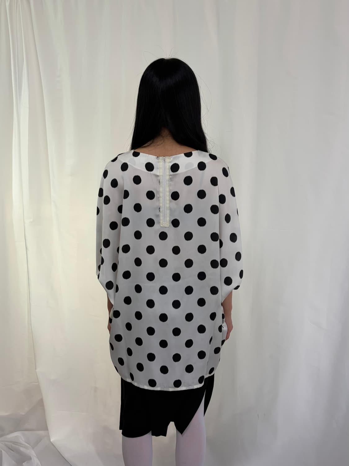 진태옥 프랑소와즈 폴카닷 블라우스 상품이미지6