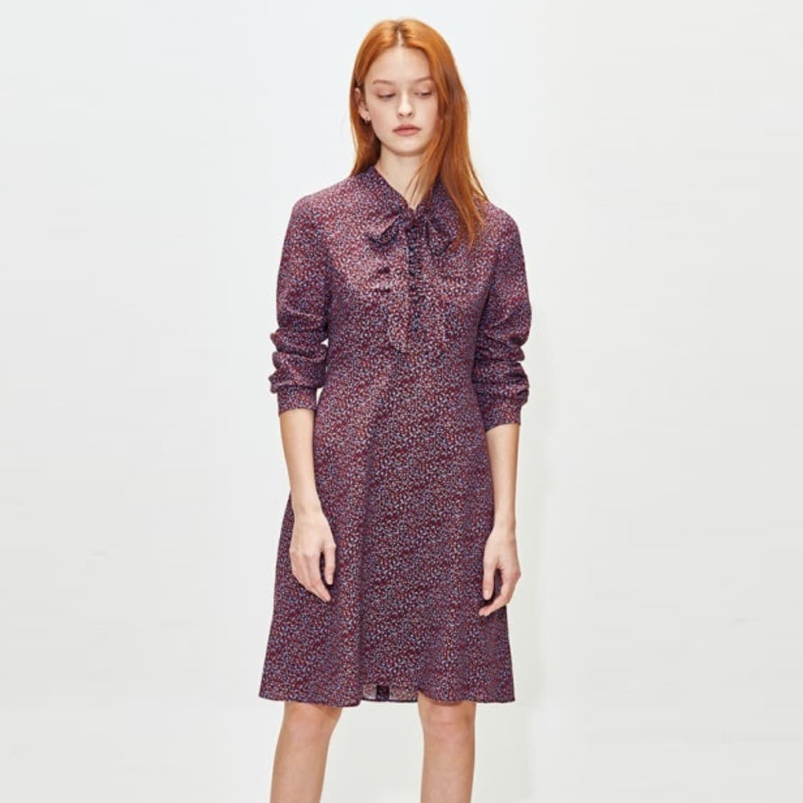 끌로디피에로(Claudie Pierlot) 타이넥 원피스 55-66 상품이미지2