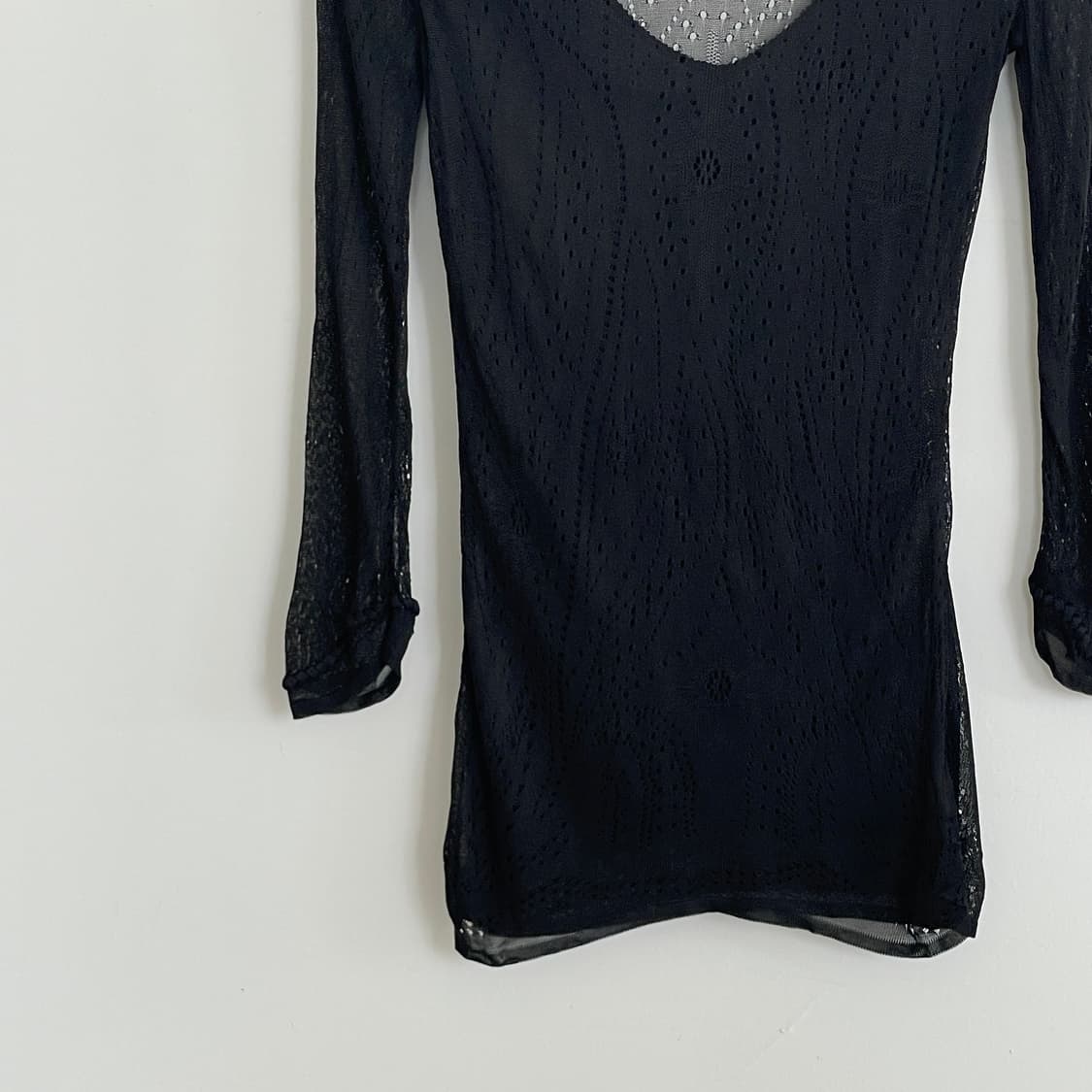 크리스찬 디올 시스루 튜닉 탑 상품이미지6