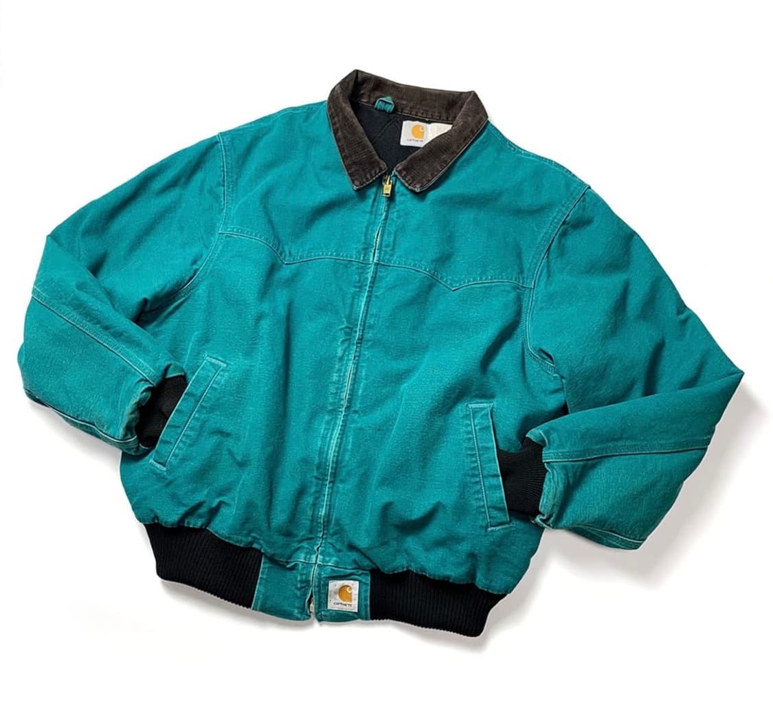90s칼하트 산타페 자켓 아쿠아 carhartt jacket J12AQU 상품이미지1