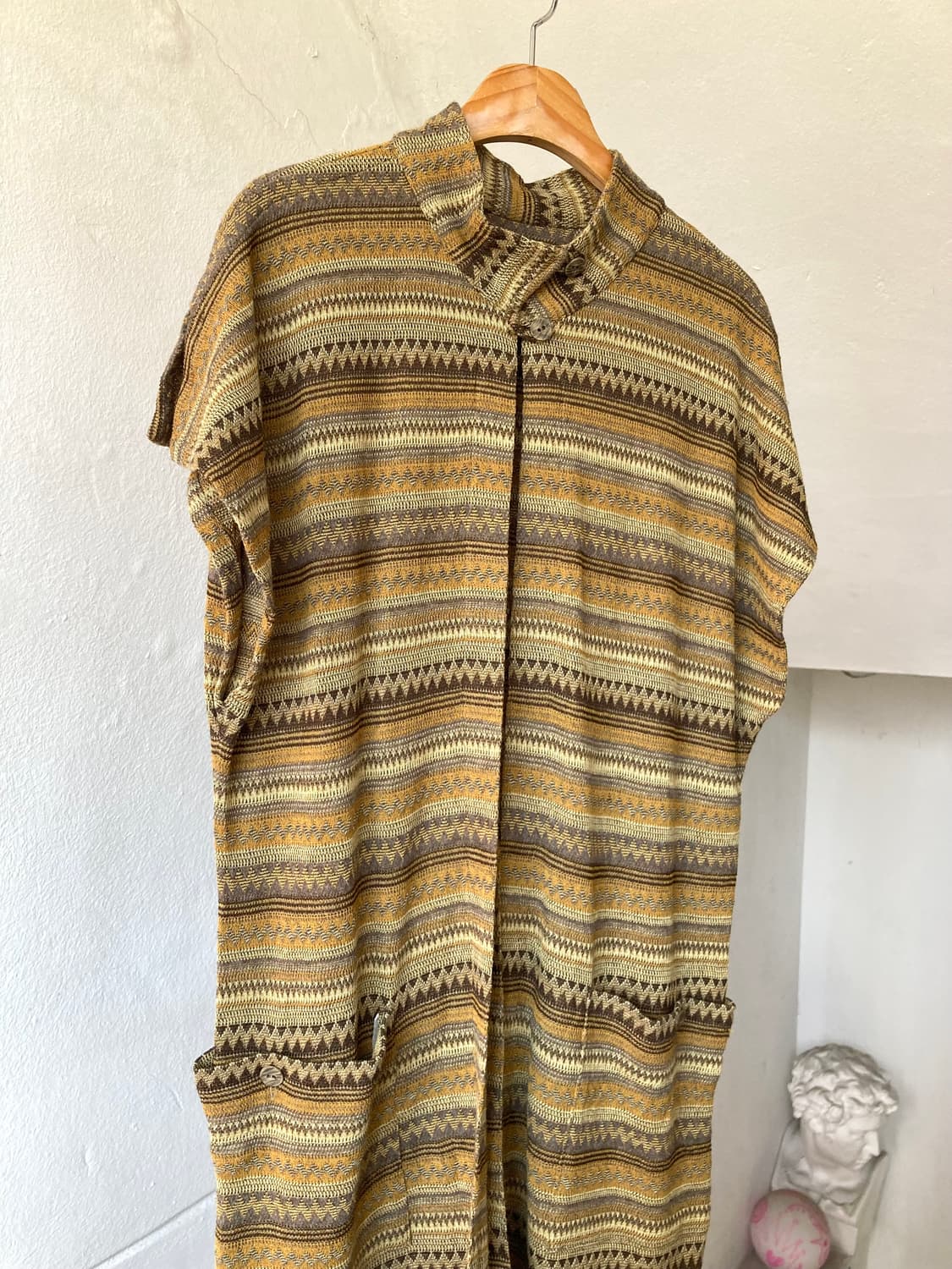 에스닉 패턴 레이어드 가디건 상품이미지2