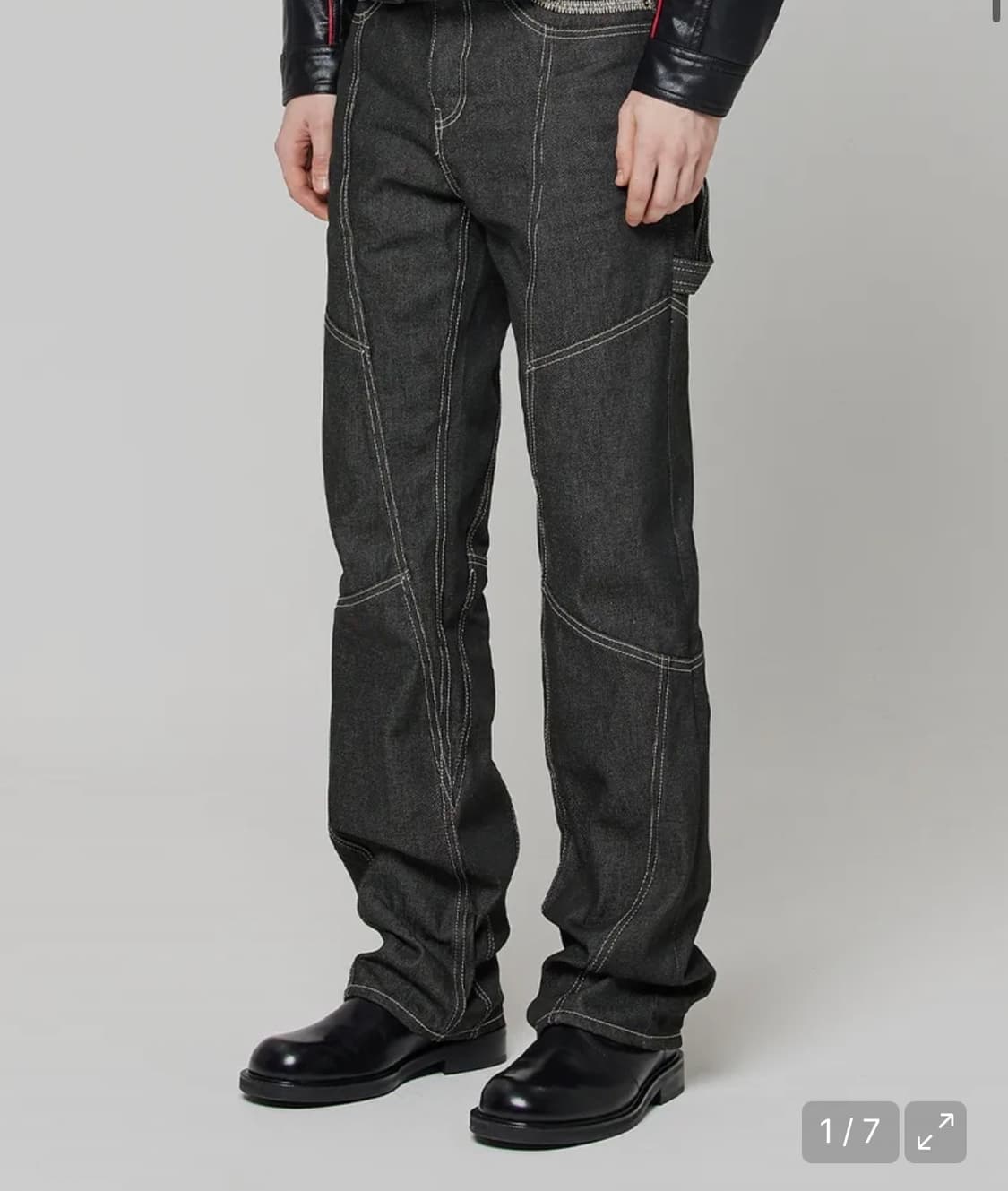 Maison mined semi wide denim 상품이미지2