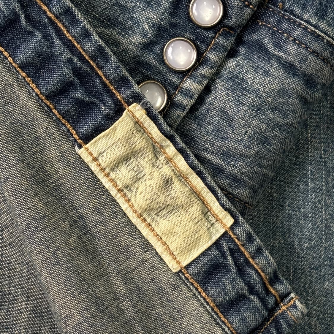 더블알엘 자수 웨스턴 데님 셔츠 L 상품이미지7