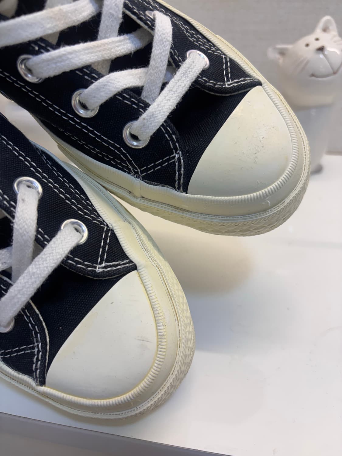 꼼데가르송x컨버스 블랙 230 상품이미지4