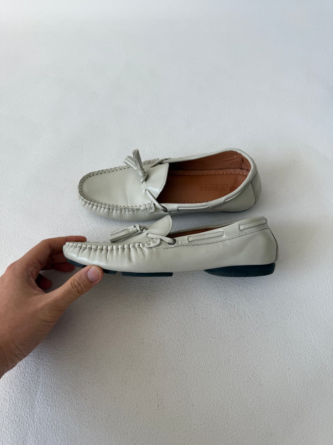 [235]쿠에른(CUEREN) 레더 테슬 로퍼 상품이미지1