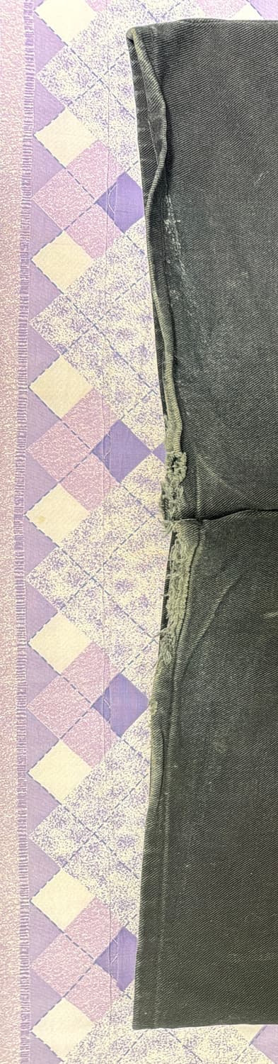 알렌느 카펜터 카고 워시드 진 블랙 상품이미지5