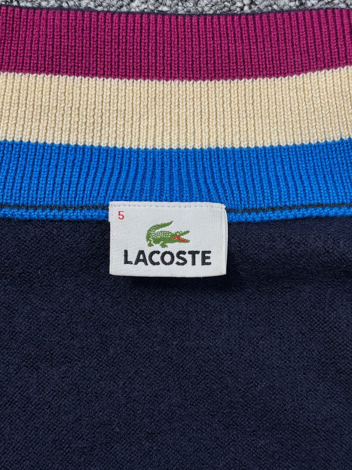 라코스테 풀 집업 니트 상품이미지6