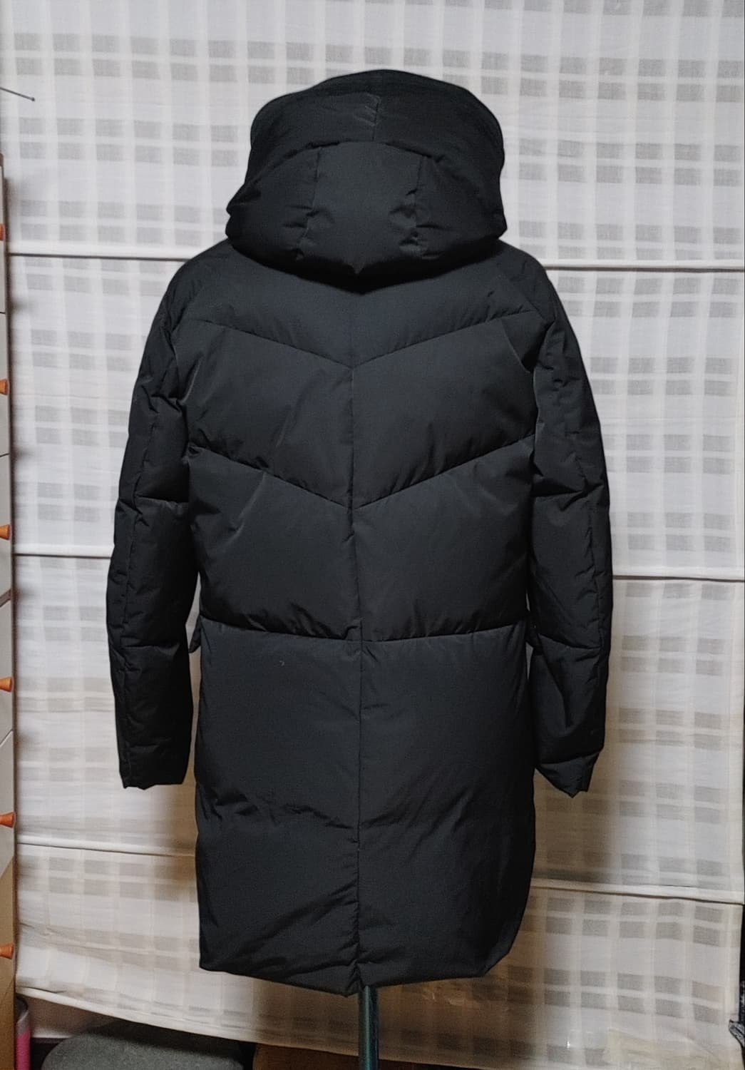 (구스다운) 솔리드옴므 패딩 점퍼 100 (슬림) / 후드 탈부착 상품이미지2