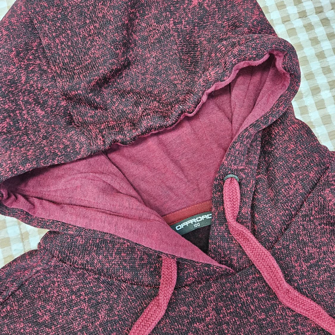 오프로드 기모 후드티 남자100 상품이미지2