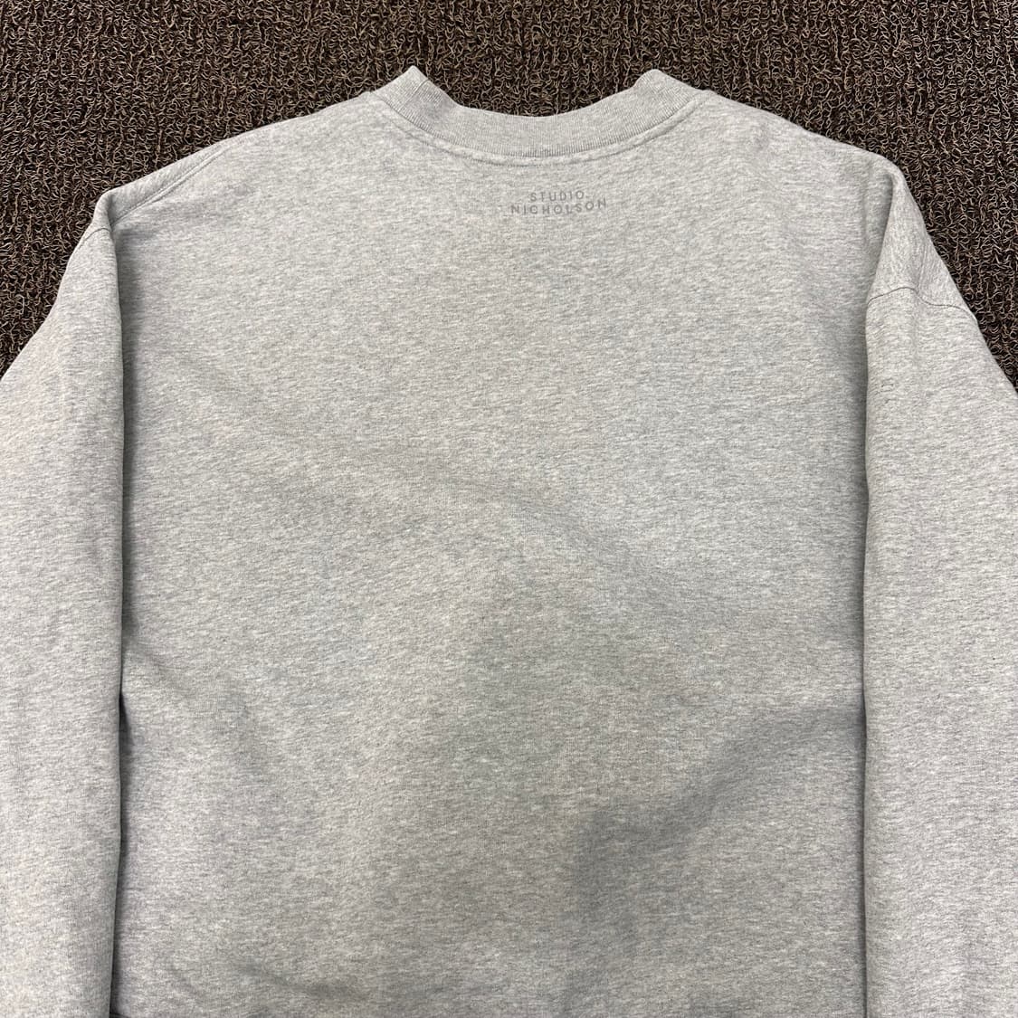 스튜디오 니콜슨 스웻 기모 맨투맨 그레이 XL 상품이미지6