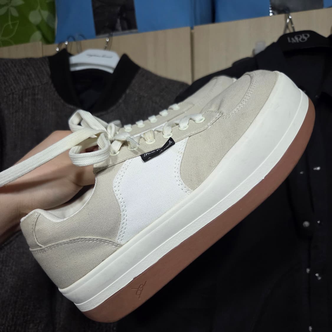 (270) 포즈간츠 멈멈 스니커즈 그레이 상품이미지3