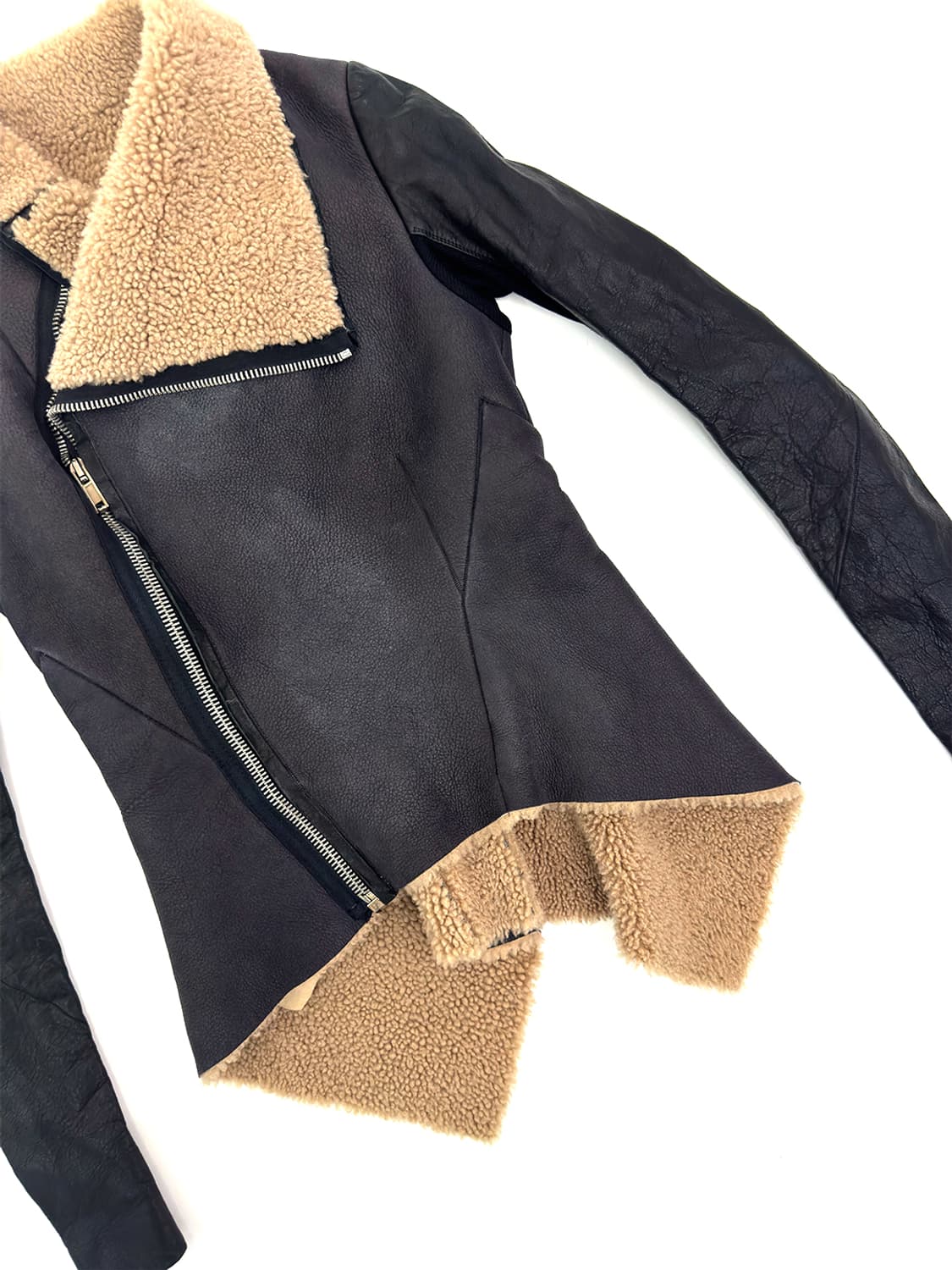 Rick Owens  Shearling Biker Jacket/ 38 상품이미지5